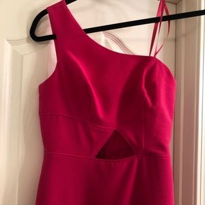 BCBG formal cut out dress